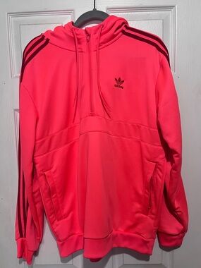 Adidas Originals 3-Stripes half-zip hoodie